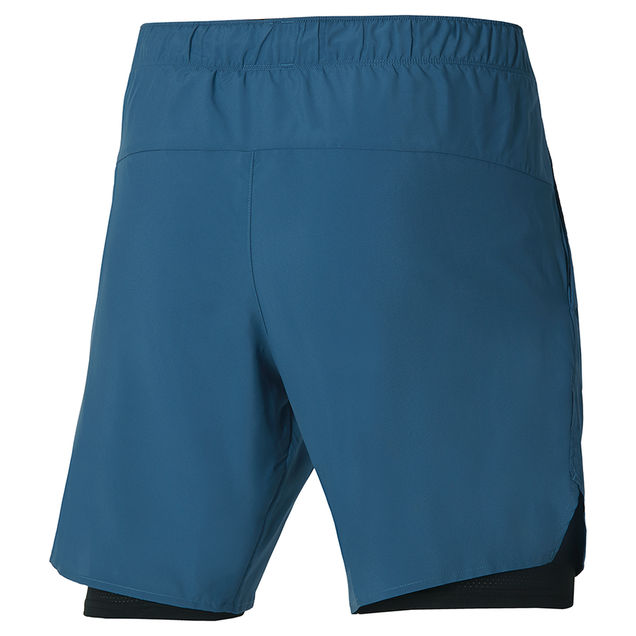Mizuno Core 7.5 2in1 Short Blue Ashes